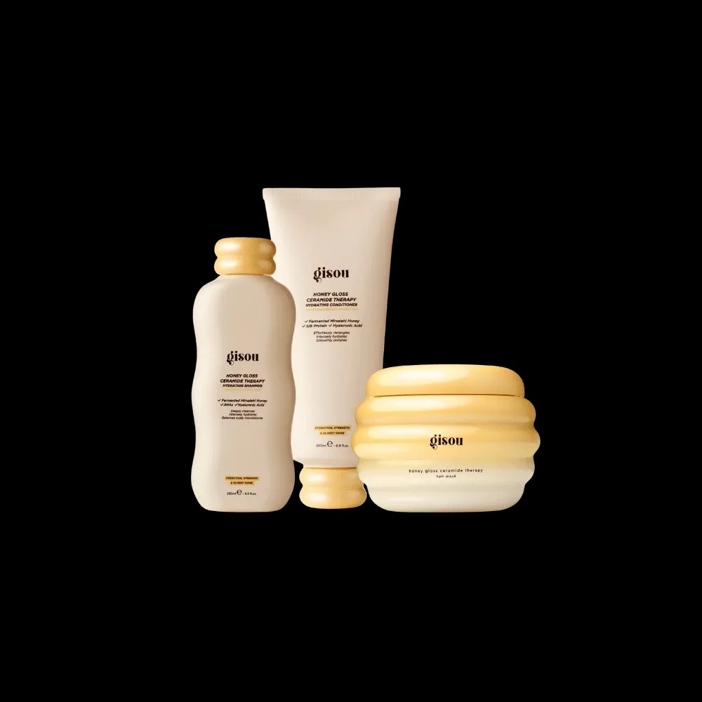 Gisou Honey Gloss Hair Wash Trio - HypeFly India View 1