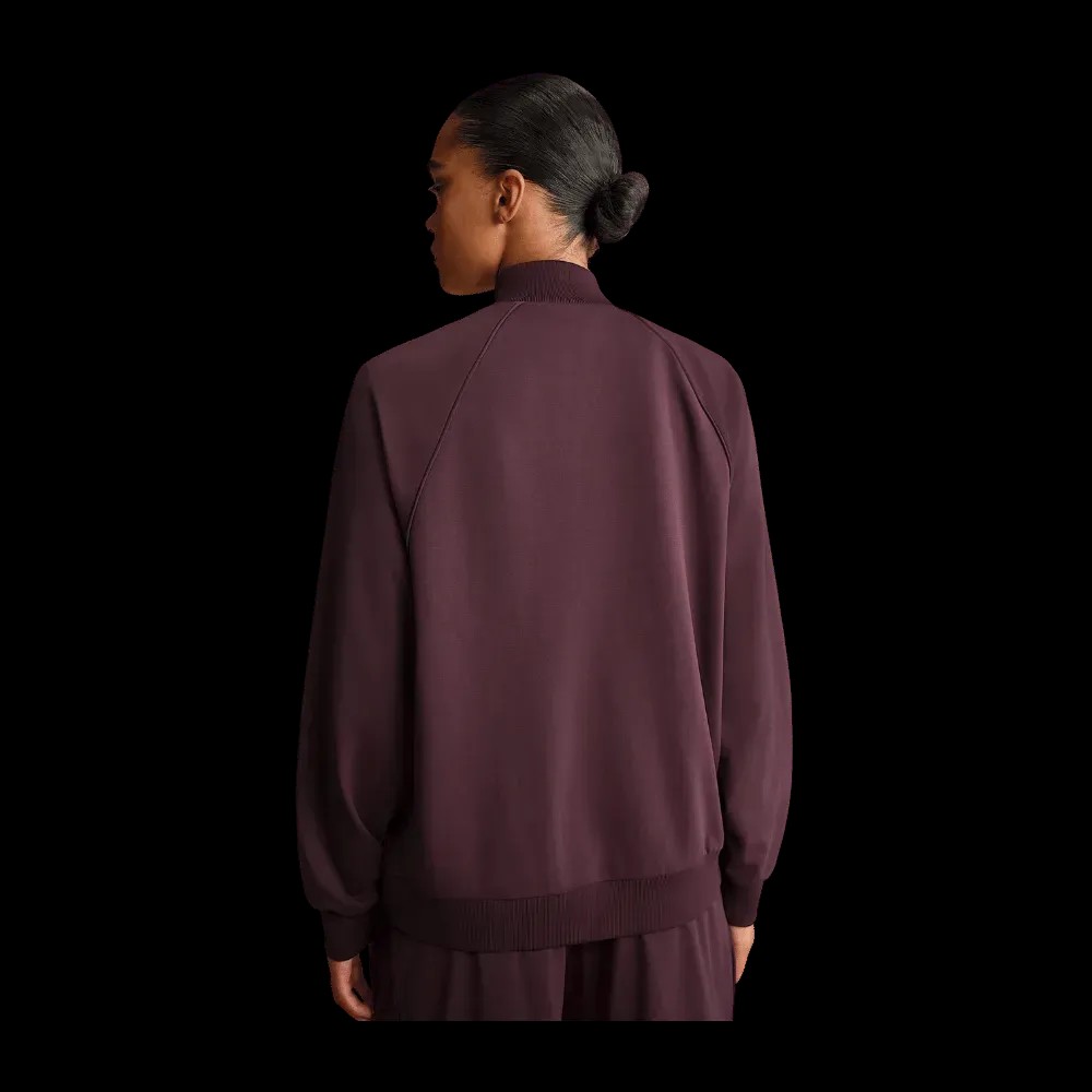 Nike X Skims Women's Oversized Full-Zip Track Jacket CURRANT - HypeFly India View 3