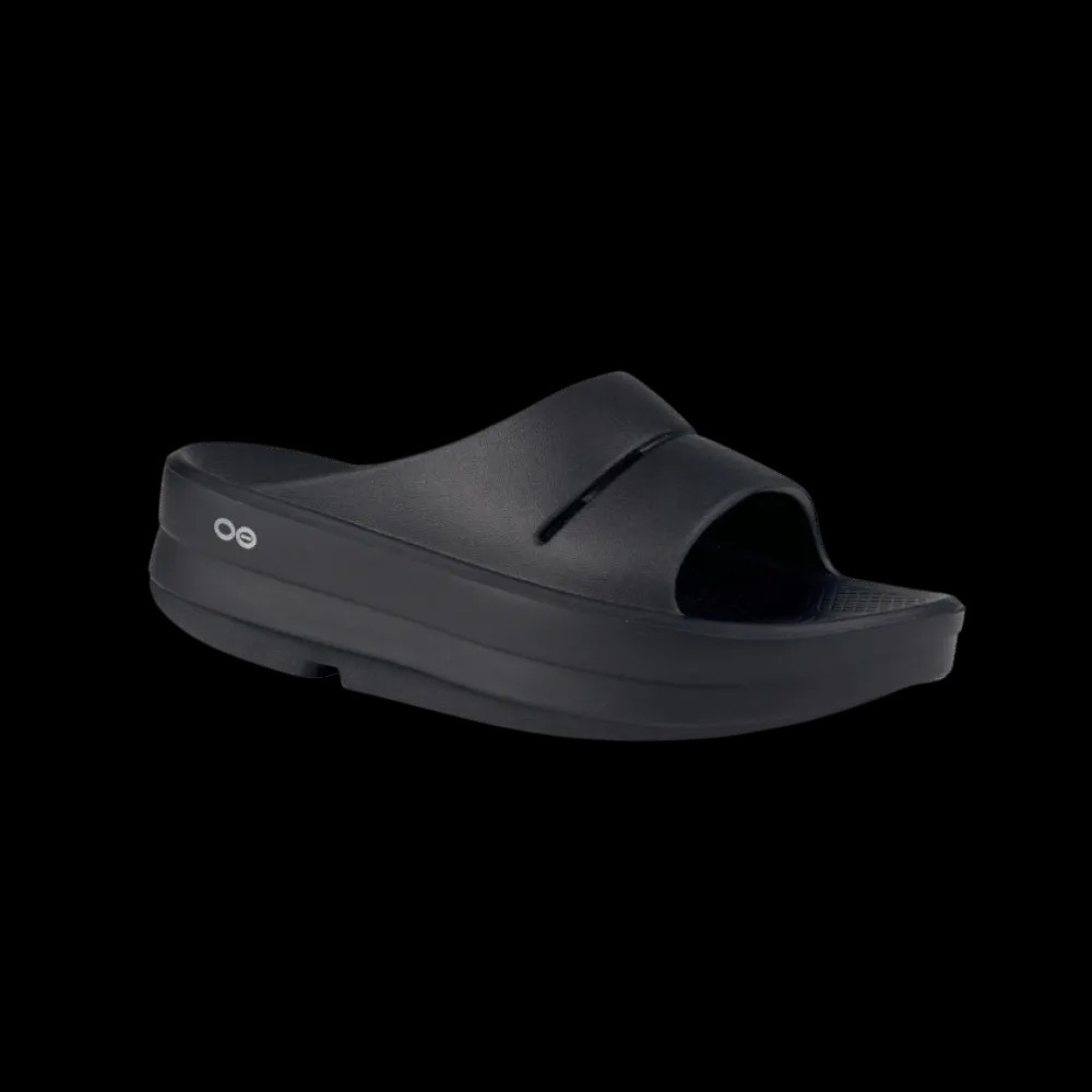 Oofos OOmega OOahh Sandal - Black - HypeFly India View 2