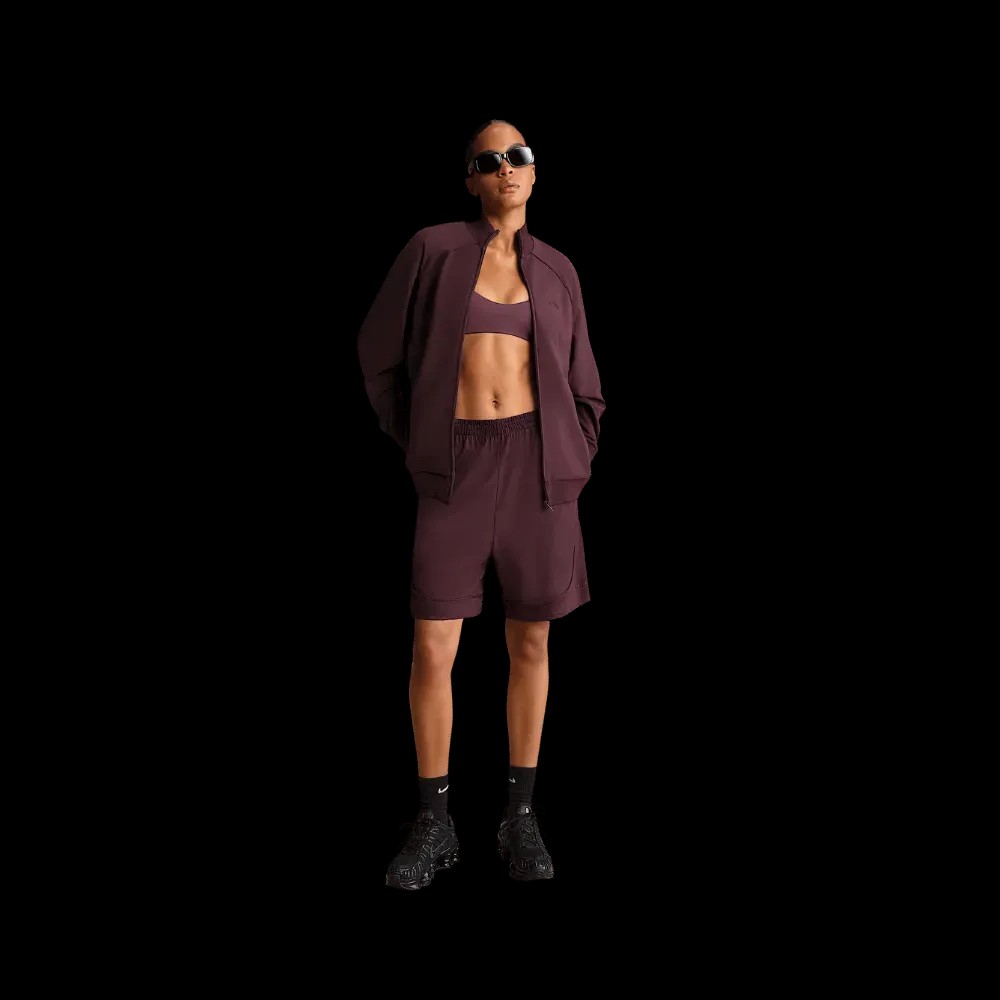 Nike X Skims Women's Oversized Full-Zip Track Jacket CURRANT - HypeFly India View 5