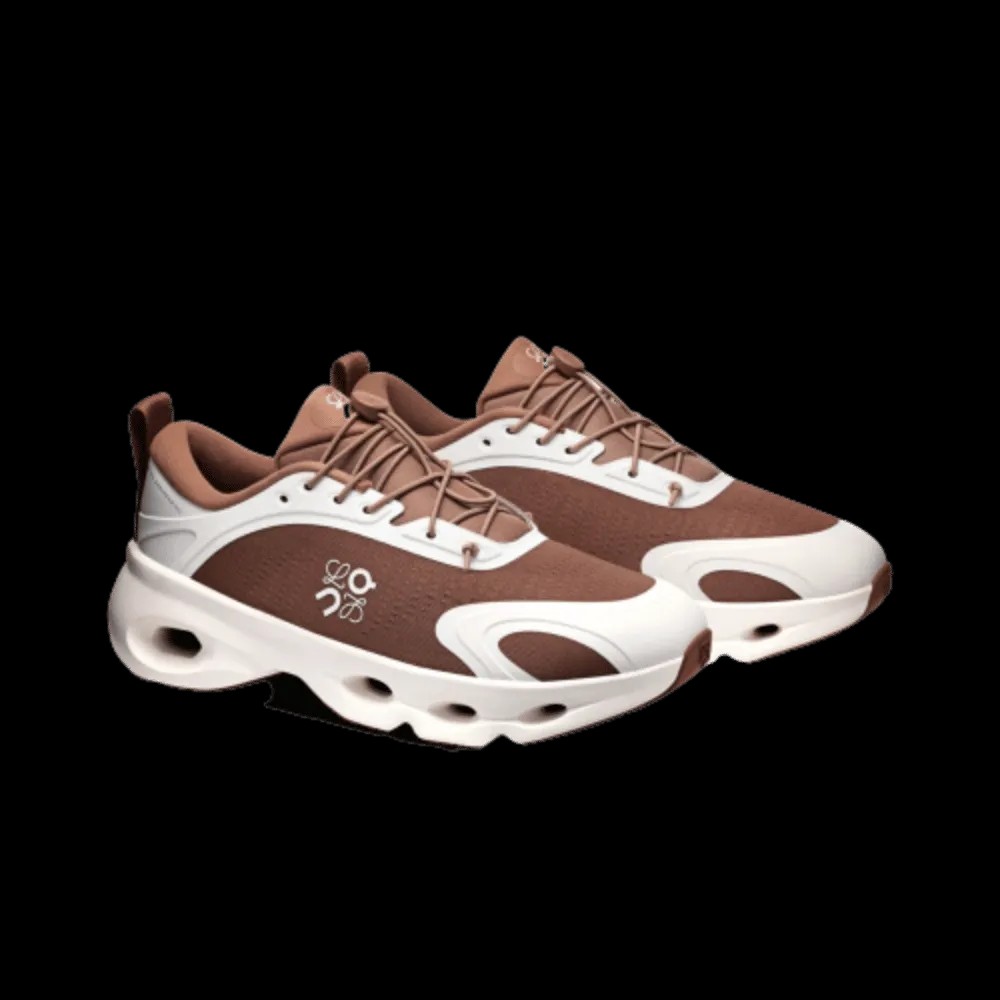 Loewe x On Running Cloudsolo Taupe Eggshell - HypeFly India View 4