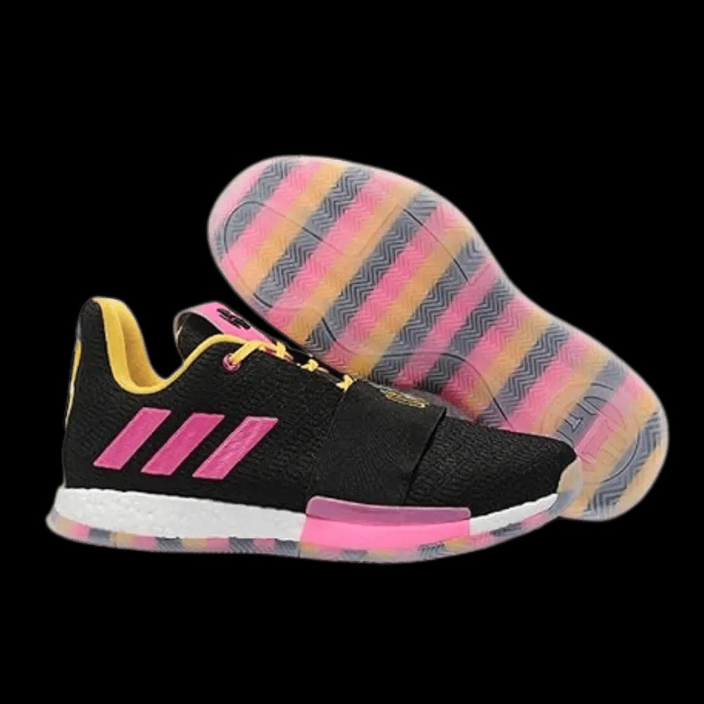 Adidas Harden Vol. 3 'Black Shock Pink' - HypeFly India View 4