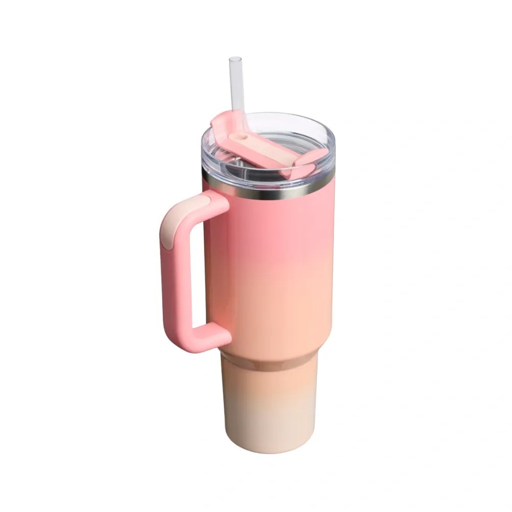 Stanley The Quencher H2.0 Flowstate™ Tumbler Pink Mesa Sunset - HypeFly India View 2