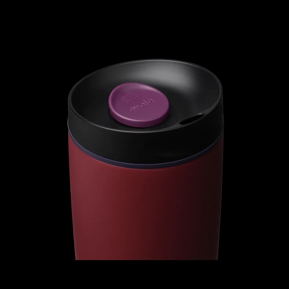 Owala Smoothsip-Slider 20oz "Burgundy Bay" - HypeFly India View 2