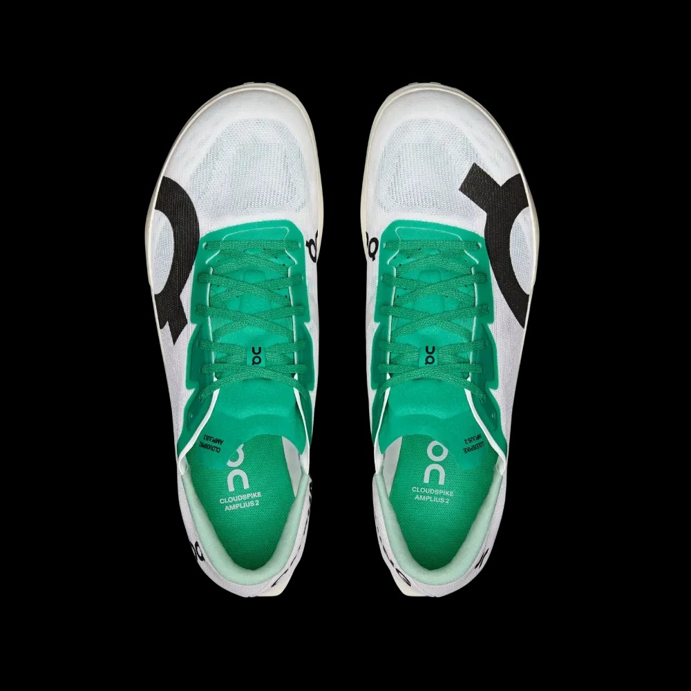 On Running Cloudspike Amplius 2 Mint White - HypeFly India View 4