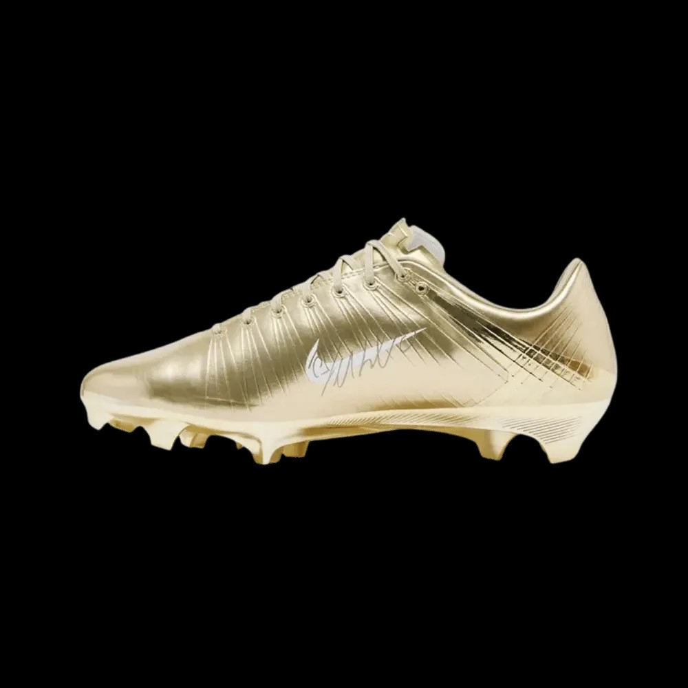 Cristiano Ronaldo x Nike Mercurial Superfly 1 RGN 'Metallic Gold Star' - HypeFly India View 3