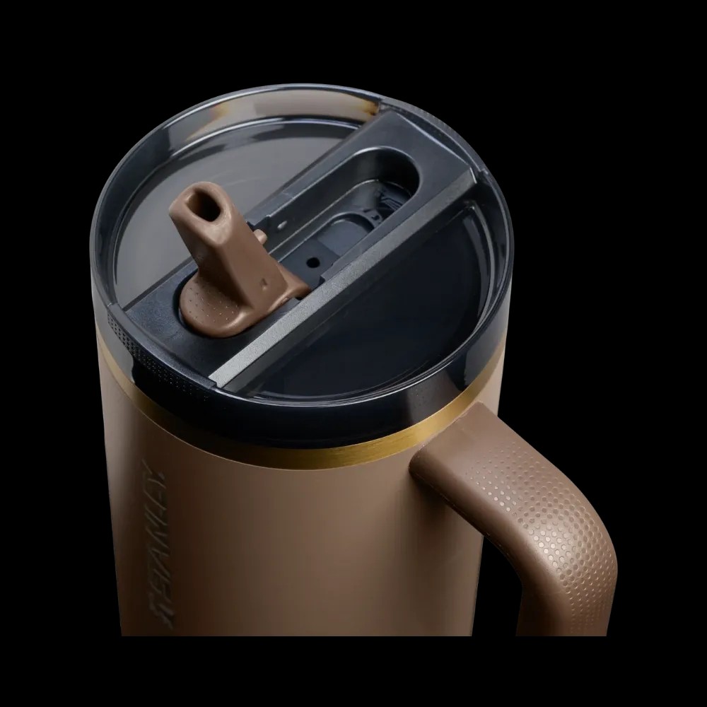 Stanley Quencher ProTour Flip Straw Tumbler (40OZ) Espresso Gold - HypeFly India View 3