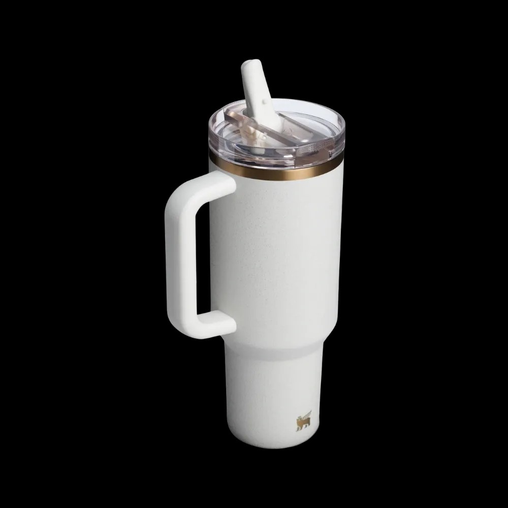 Stanley Quencher ProTour Flip Straw Tumbler (40OZ) Cream Moon - HypeFly India View 2