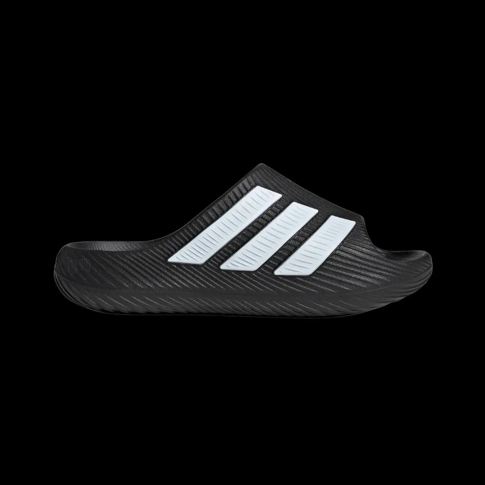 Adidas Purechill Slides Core Black White - HypeFly India View 1