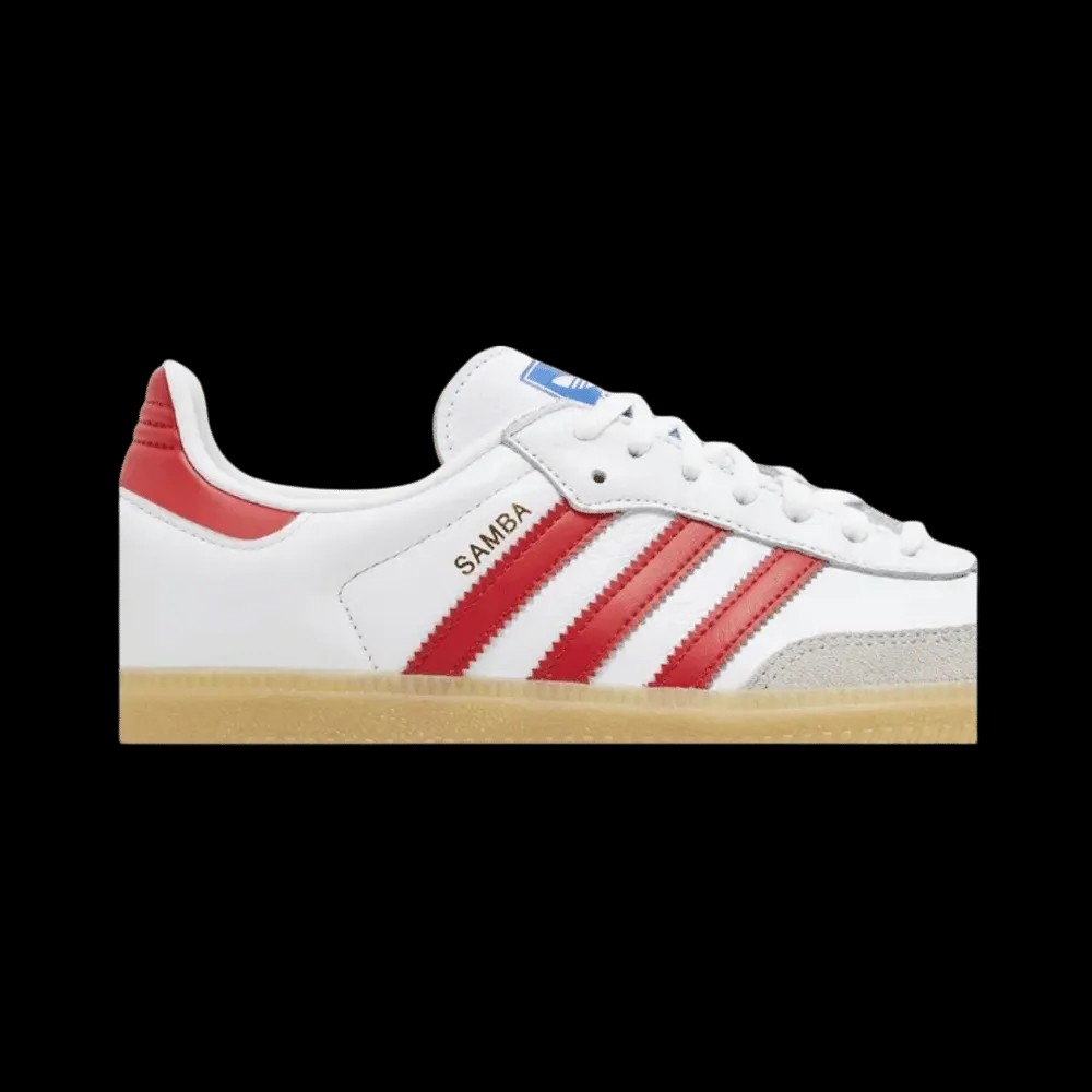 Samba OG J 'White Collegiate Red Gum' - HypeFly India View 5