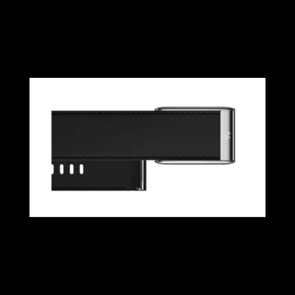 Whoop 5.0 Peak / MG Life Leatherluxe Straight Black/Cream with Titanium Band (12 Month Subscription Included) - HypeFly India View 2