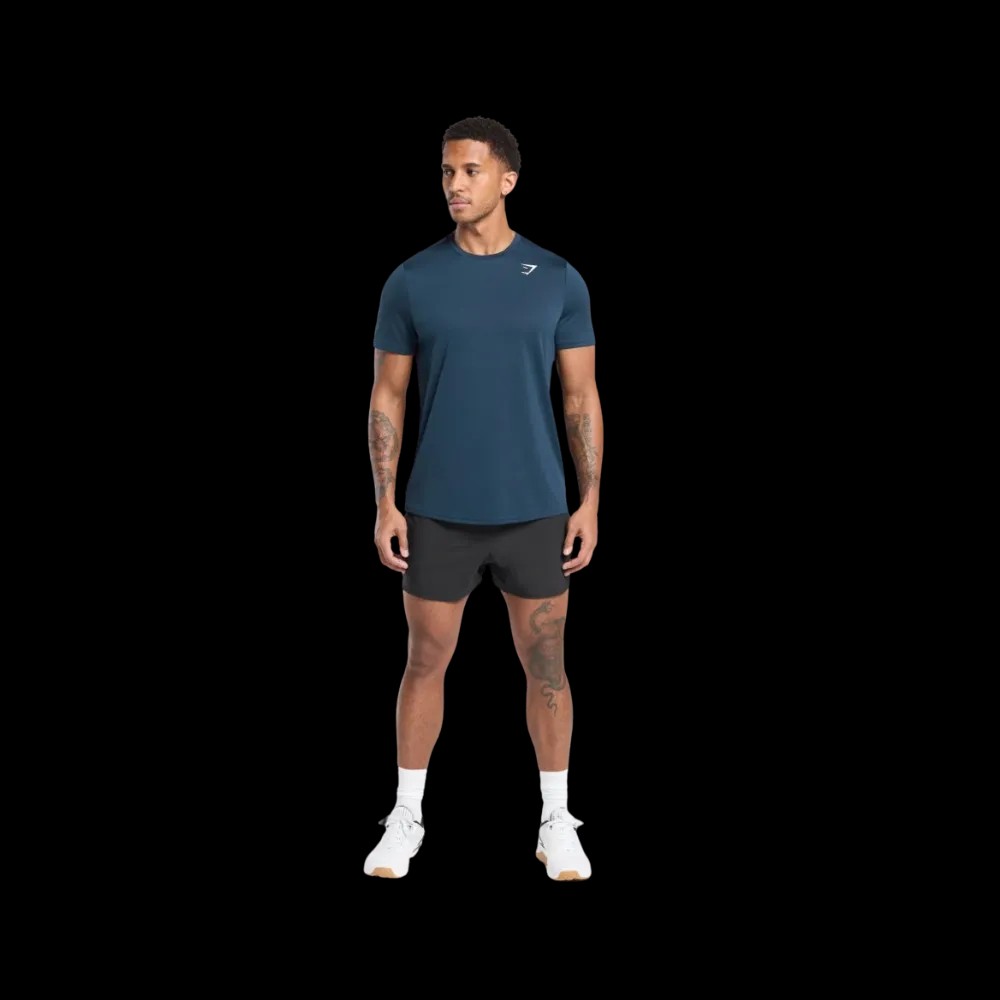 Gymshark Arrival Regular Fit T-Shirt Regular Fit Navy - HypeFly India View 2