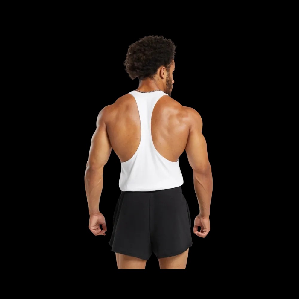 Gymshark Legacy Stringer Slim Fit White - HypeFly India View 2
