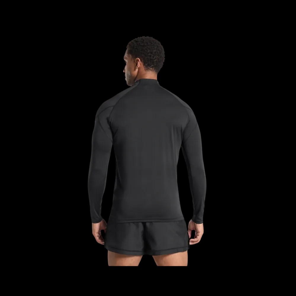 Gymshark Performance 1/4 Zip Slim Fit Black - HypeFly India View 3