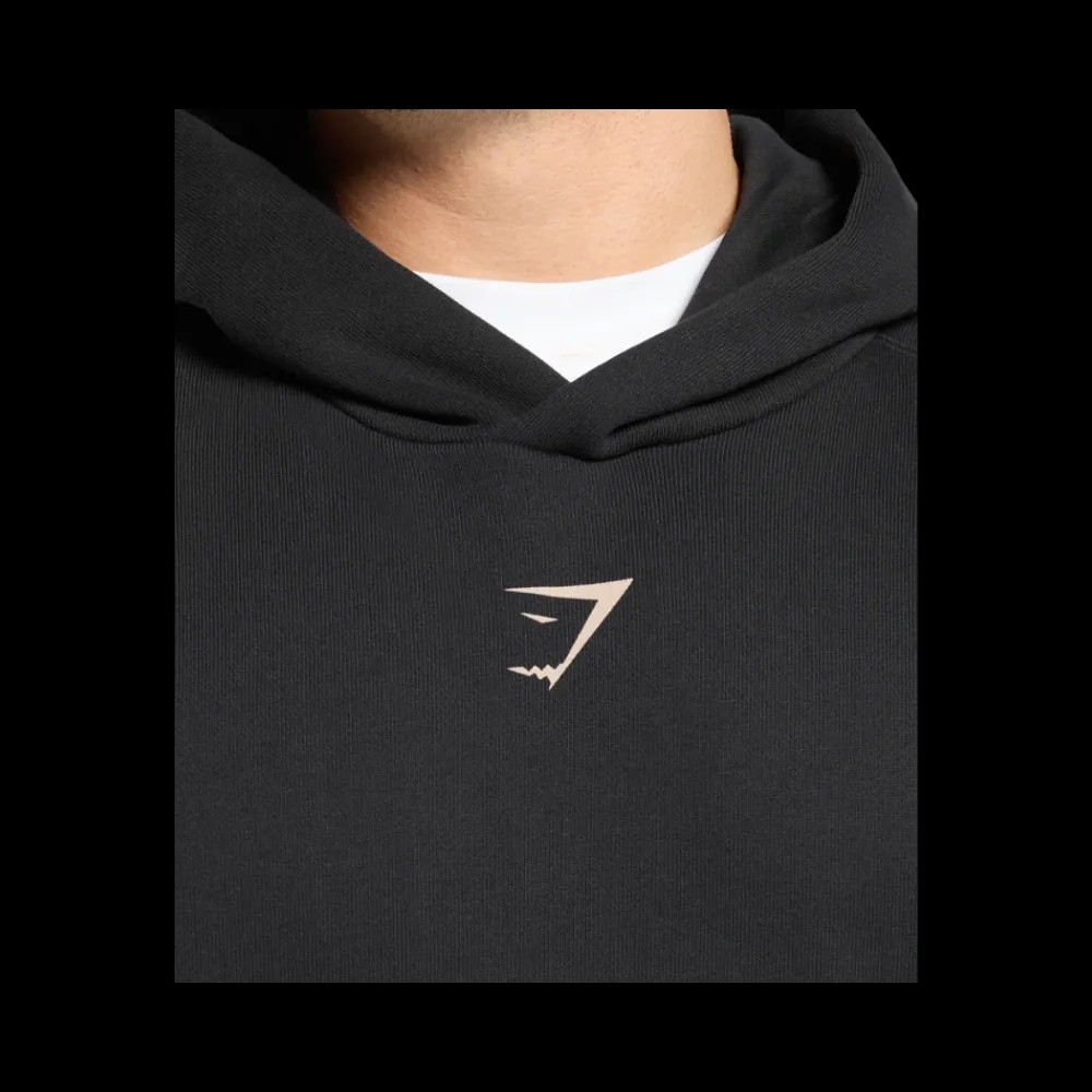 Gymshark Lifting Club Hoodie Oversized Fit Pebble Grey - HypeFly India View 4