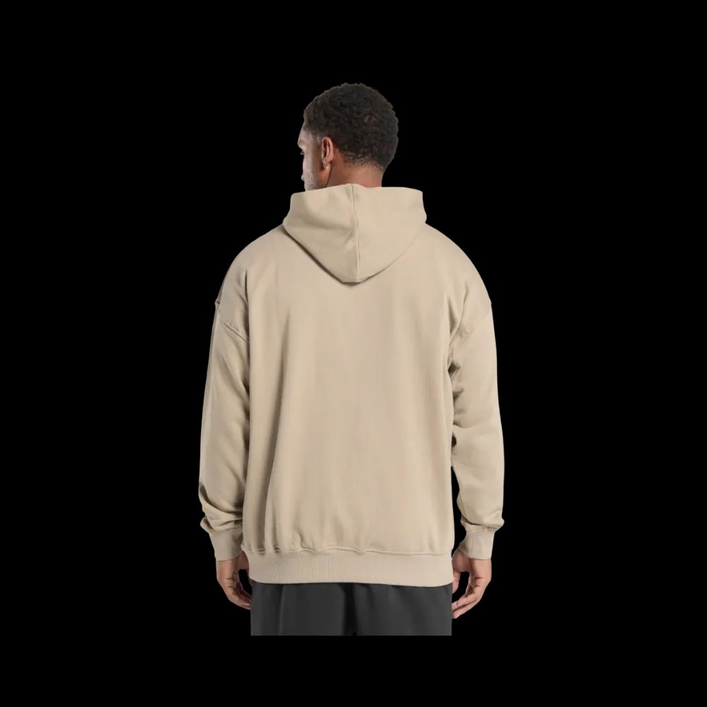 Gymshark Rest Day Essentials Hoodie Oversized Fit Sand Brown - HypeFly India View 2