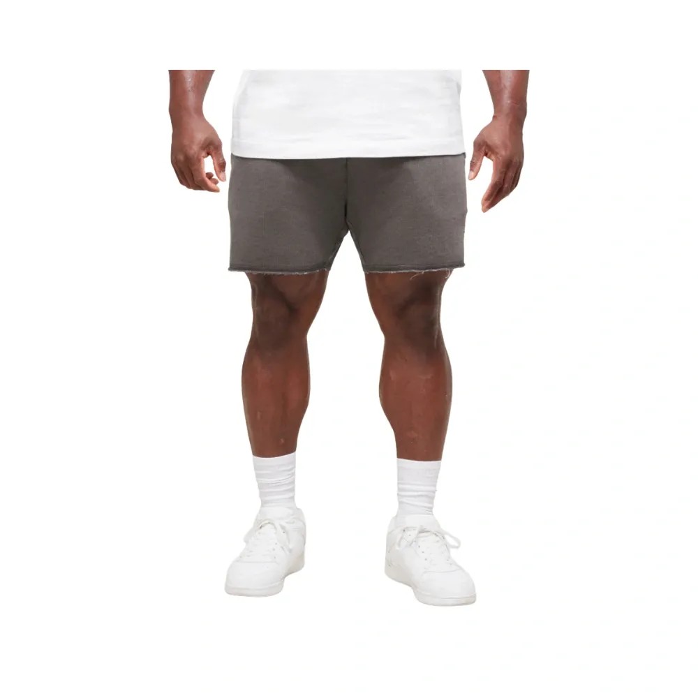Gymshark Heritage 5" Shorts Regular Fit Onyx Grey - HypeFly India View 1