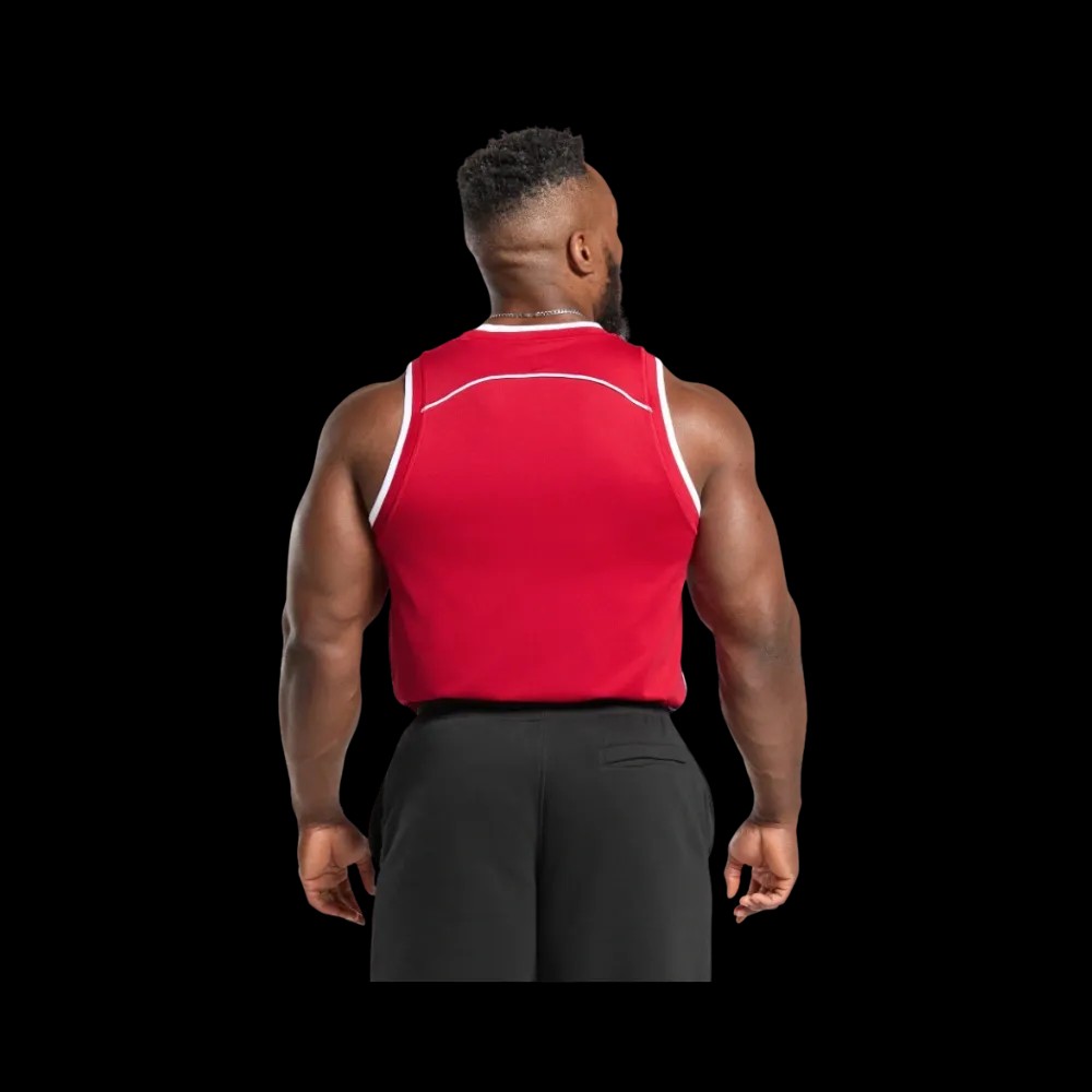 Gymshark Mesh Tank Regular Fit Conditioning Red - HypeFly India View 4