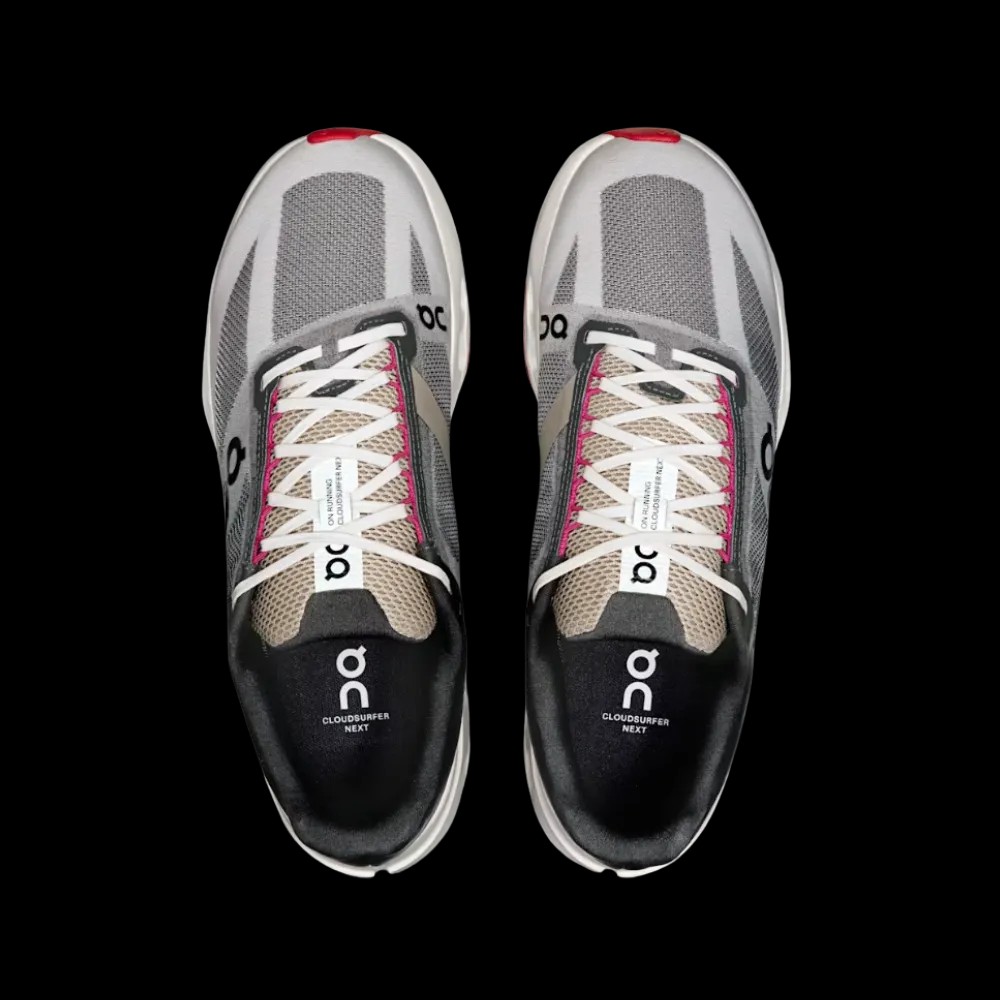 On Running Cloudsurfer Next Black | White - HypeFly India View 4