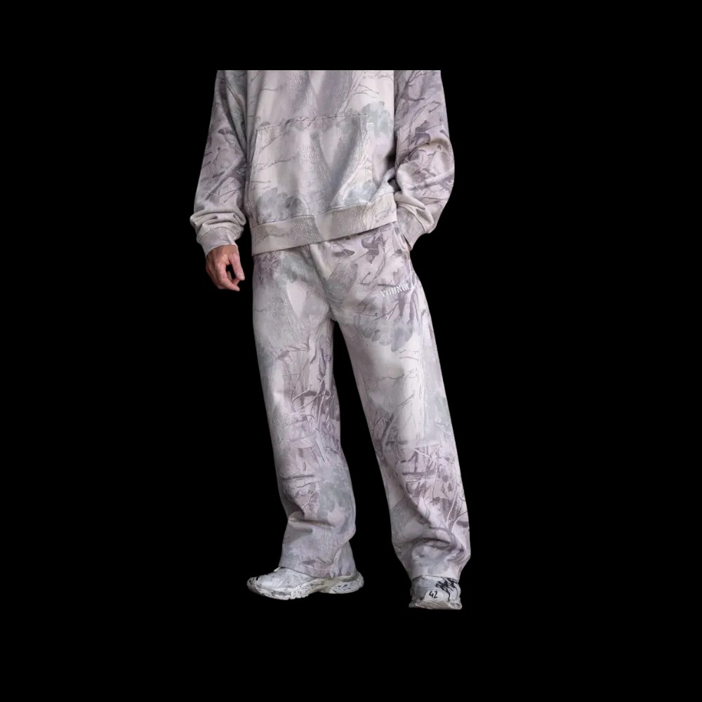 YoungLA Tree Camo Collection No Cuff Sweats Desert Tan Tree Camo - HypeFly India View 2