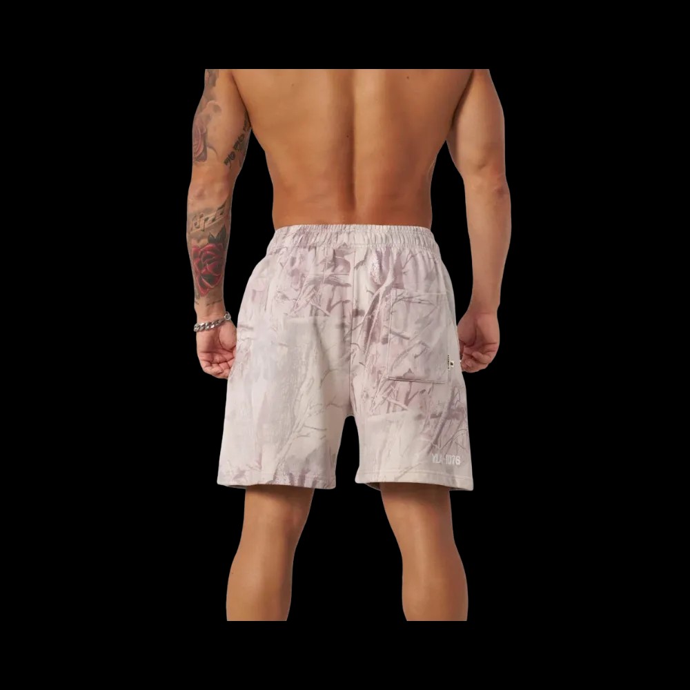 YoungLA Tree Camo Collection Shorts Desert Tan Tree Camo - HypeFly India View 2