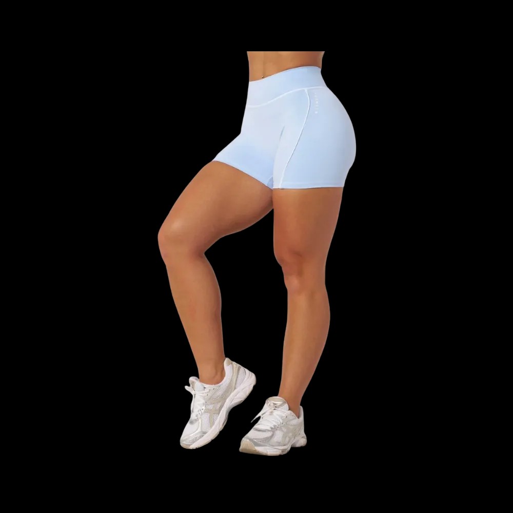 YoungLA Elevate outline Shorts 5" Light Blue - HypeFly India View 1