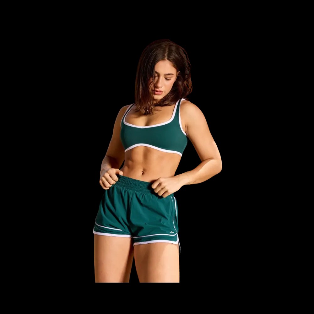 YoungLA Elevate Running Shorts Teal - HypeFly India View 2