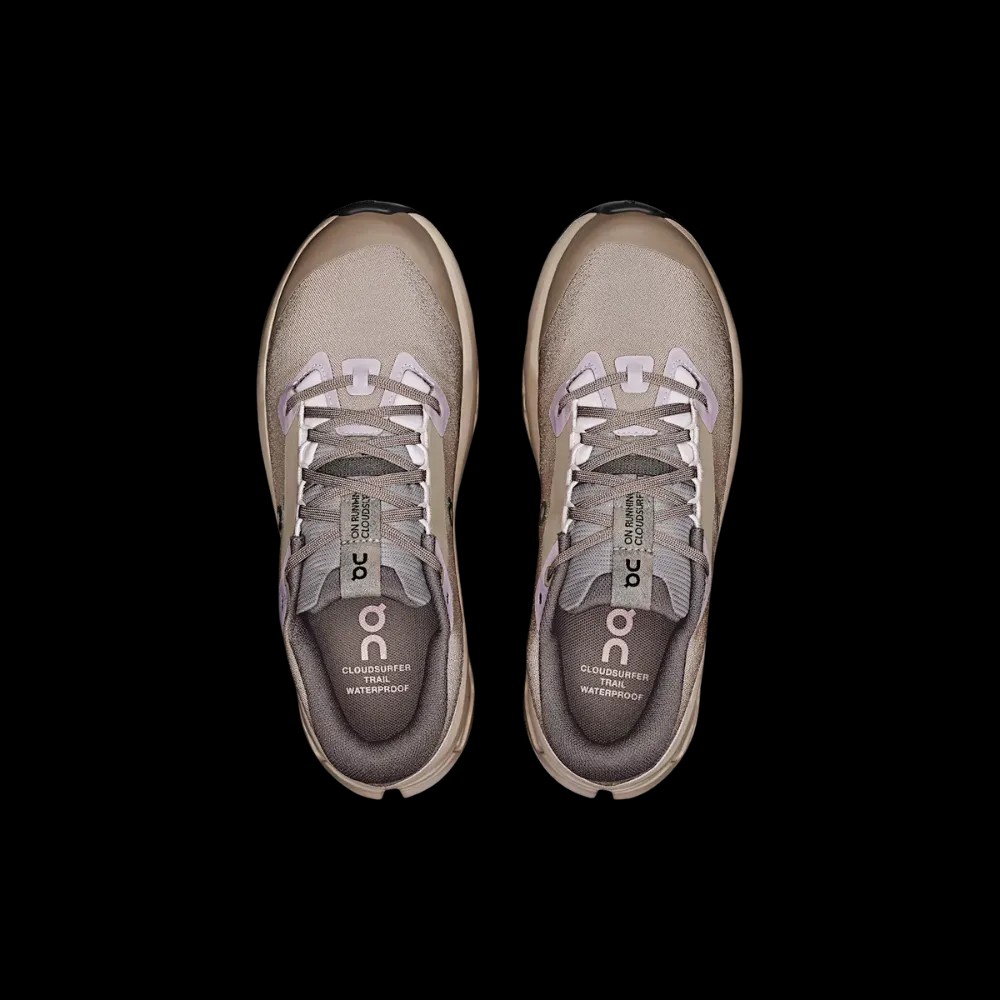 On Running Cloudsurfer Trail 2 Waterproof Cinder Desert - HypeFly India View 4