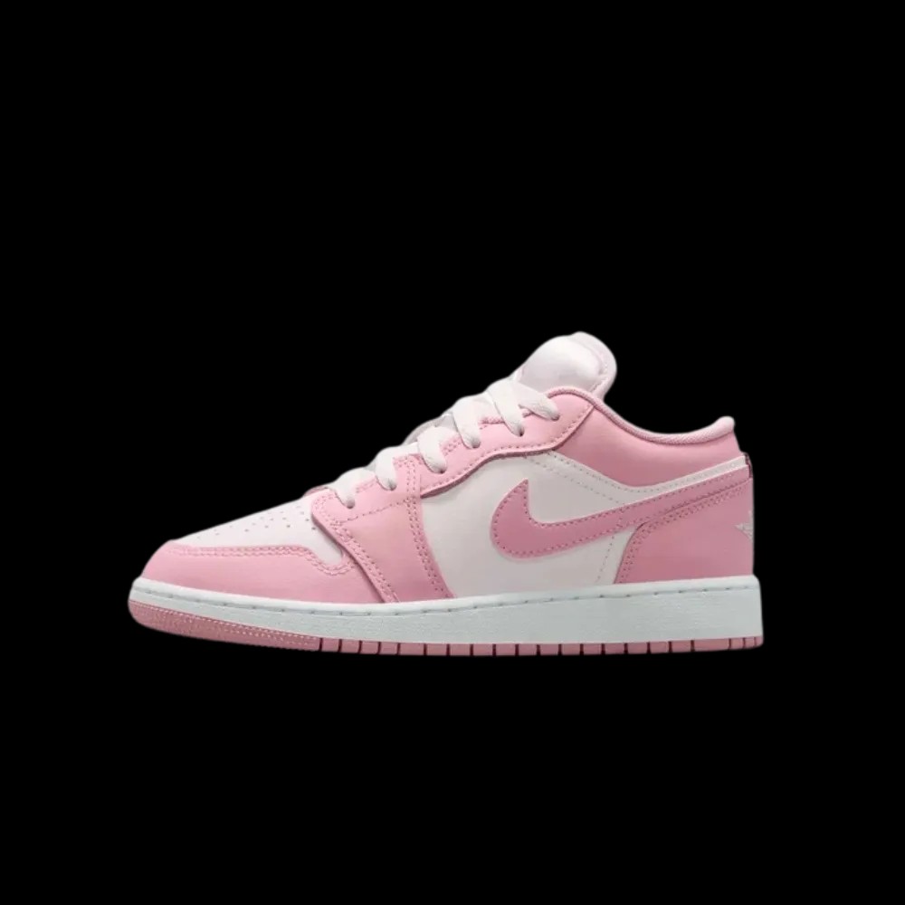 Nike Air Jordan 1 Low Medium Soft Pink White (GS) - HypeFly India View 2