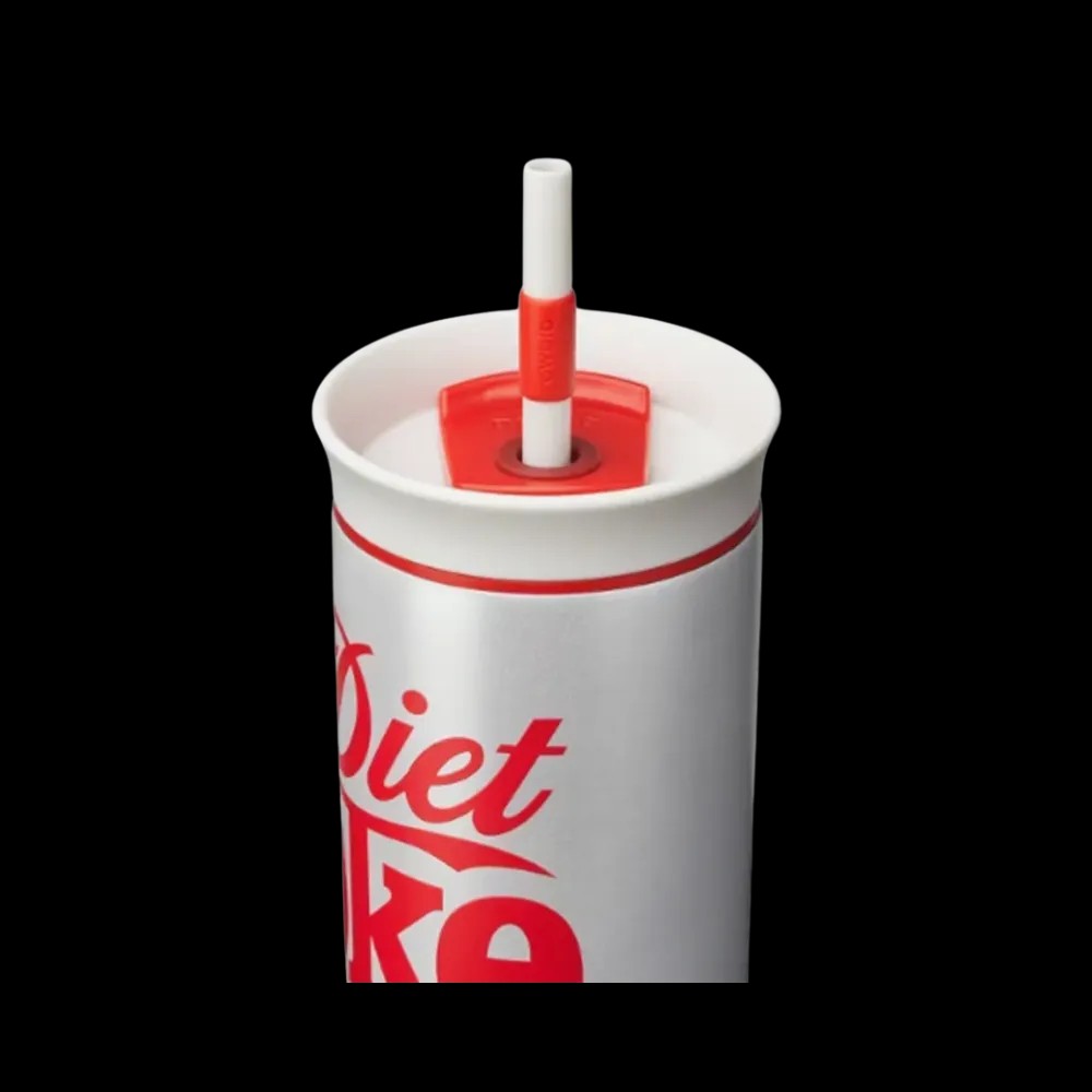 Owala x Diet Coke 24oz Special Edition Stainless Steel Straw Tumbler Classic Diet Coke - HypeFly India View 2