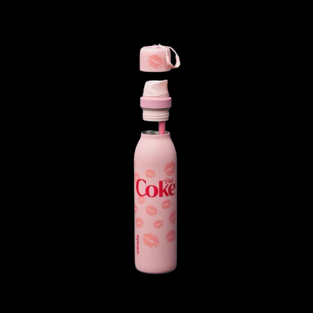 Owala x Diet Coke 24oz Special Edition Stainless Steel FreeSip TWIST Kisses - HypeFly India View 2