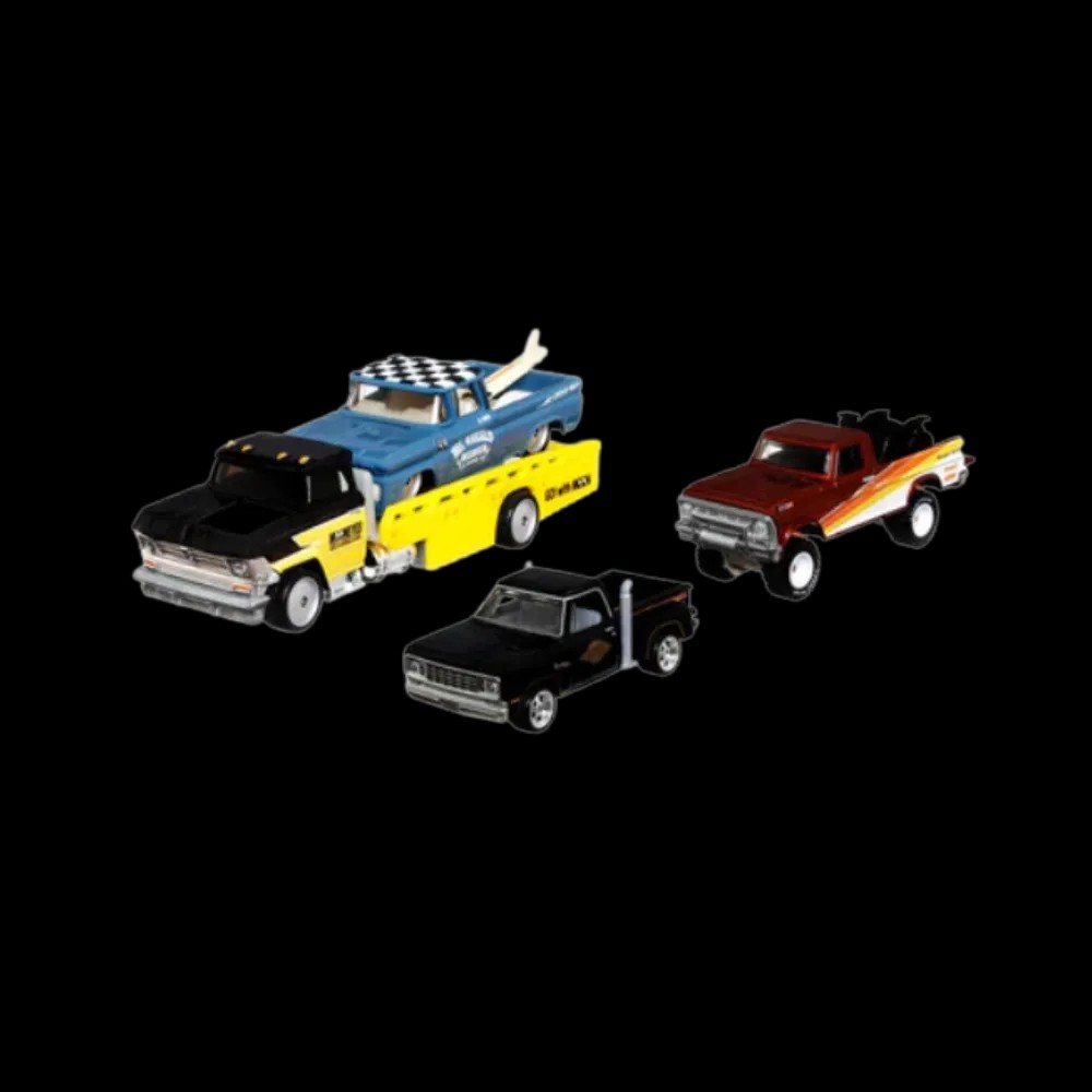 Hot Wheels Premium Horizon Hauler 1978 Dodge Custom '62 Pickup Set - HypeFly India View 4