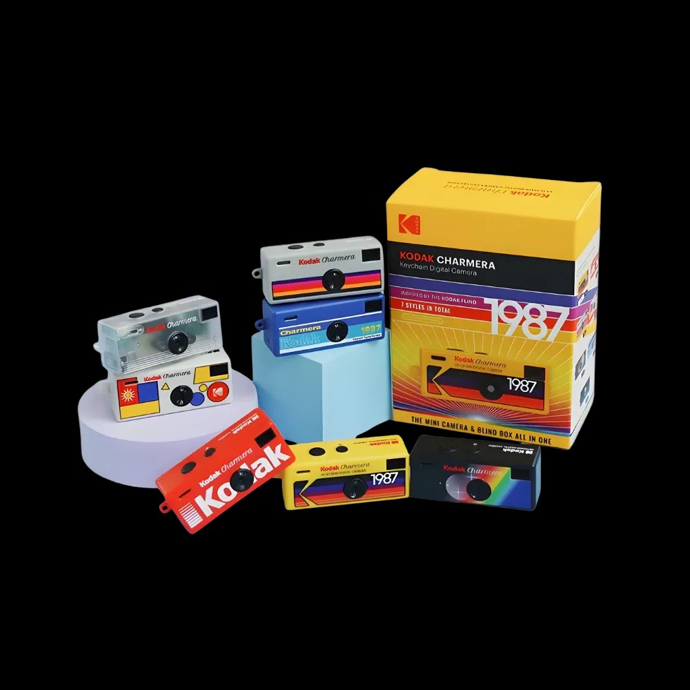 Kodak Charmera Keychain Digital Camera Blind Box Collection - Pack of 6 - HypeFly India View 2