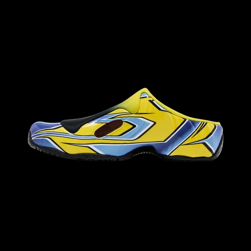 Supreme x Nike Clogposite 'Opti Yellow Blue' - HypeFly India View 3