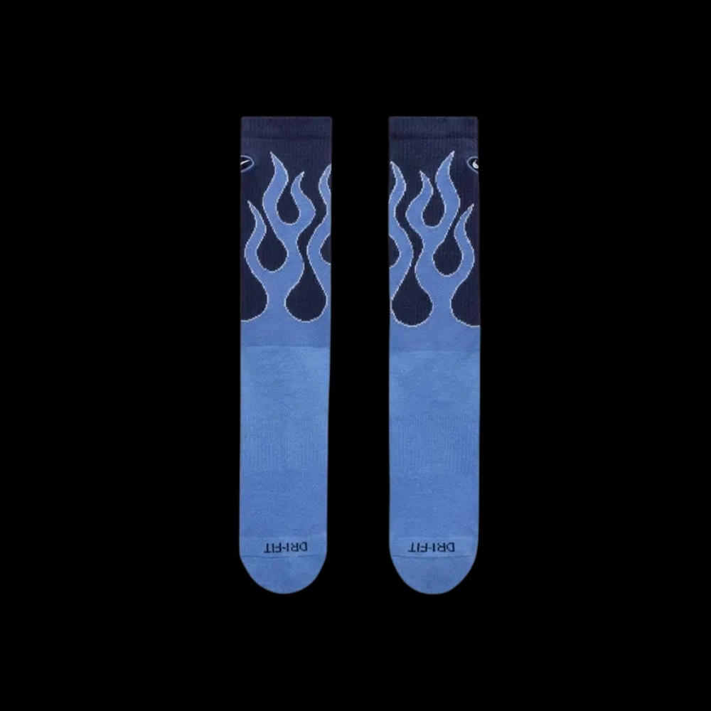 Nike Everyday Plus Crew Socks OG Flame Blue - HypeFly India View 2
