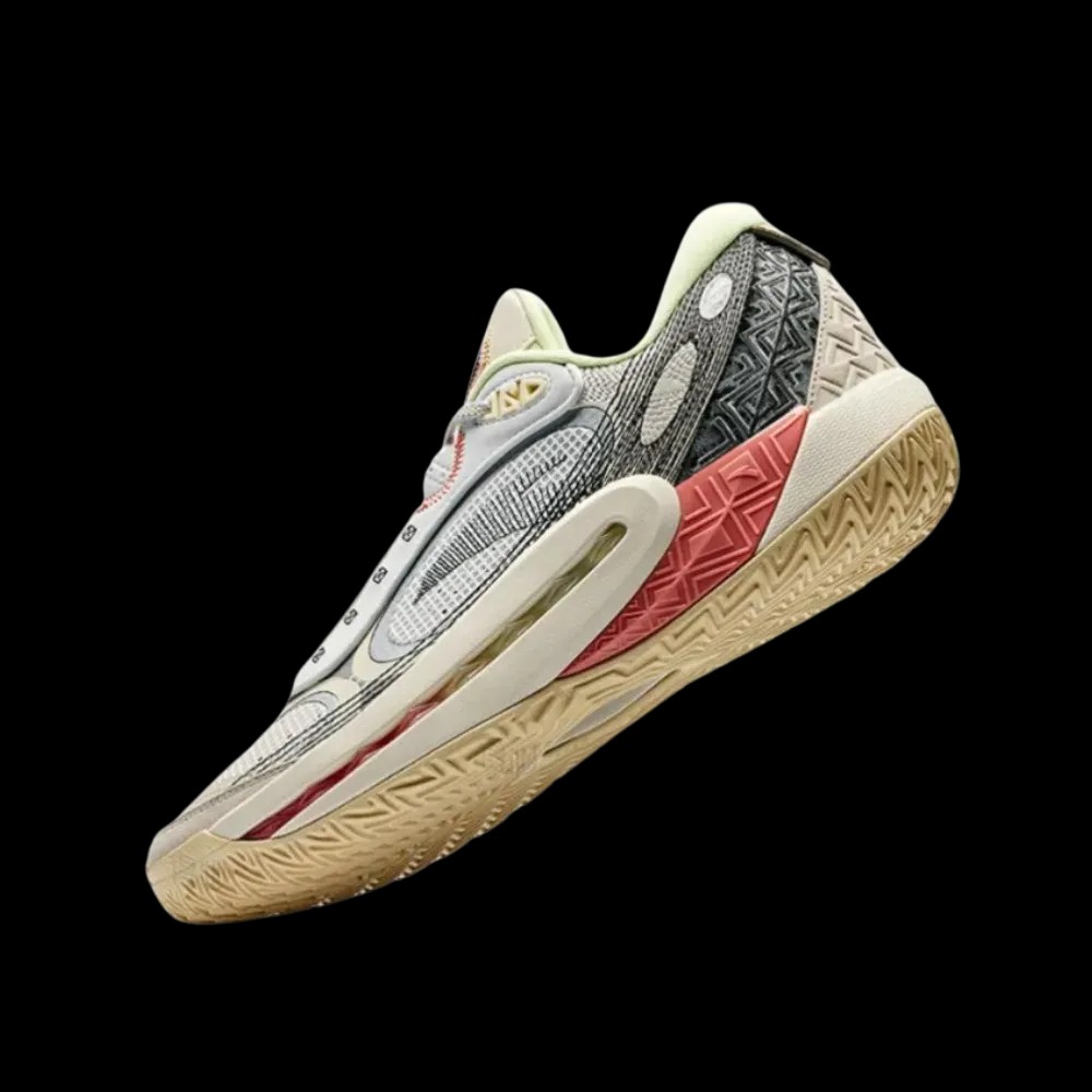 Anta Crazy Tide 6 Beige Grey - HypeFly India View 4