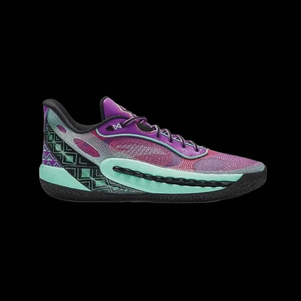 Anta Crazy Tide 6 Purple Pink Green - HypeFly India View 1
