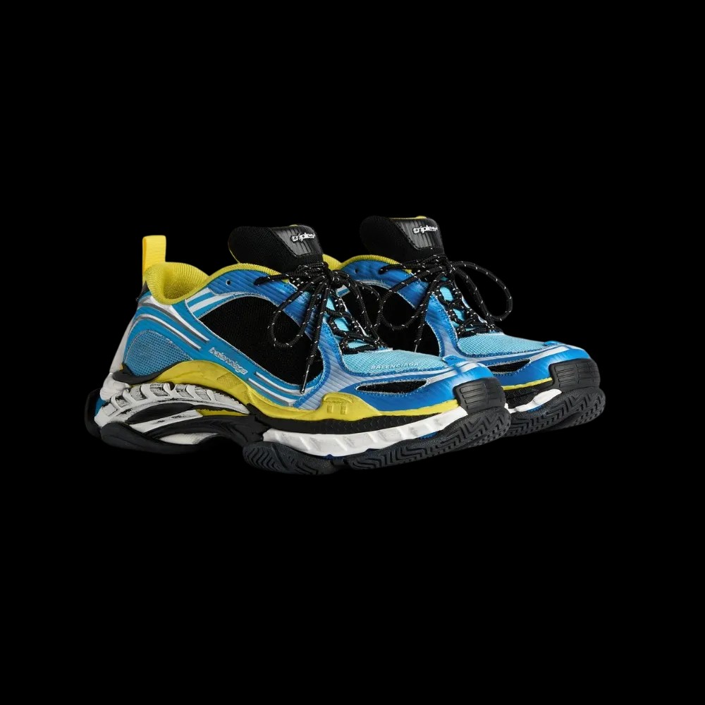 Balenciaga Triple S.2 Sneaker In Blue - HypeFly India View 5