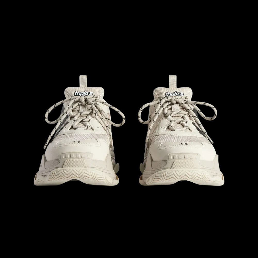 Balenciaga Triple S Tape Sneaker In Beige - HypeFly India View 4