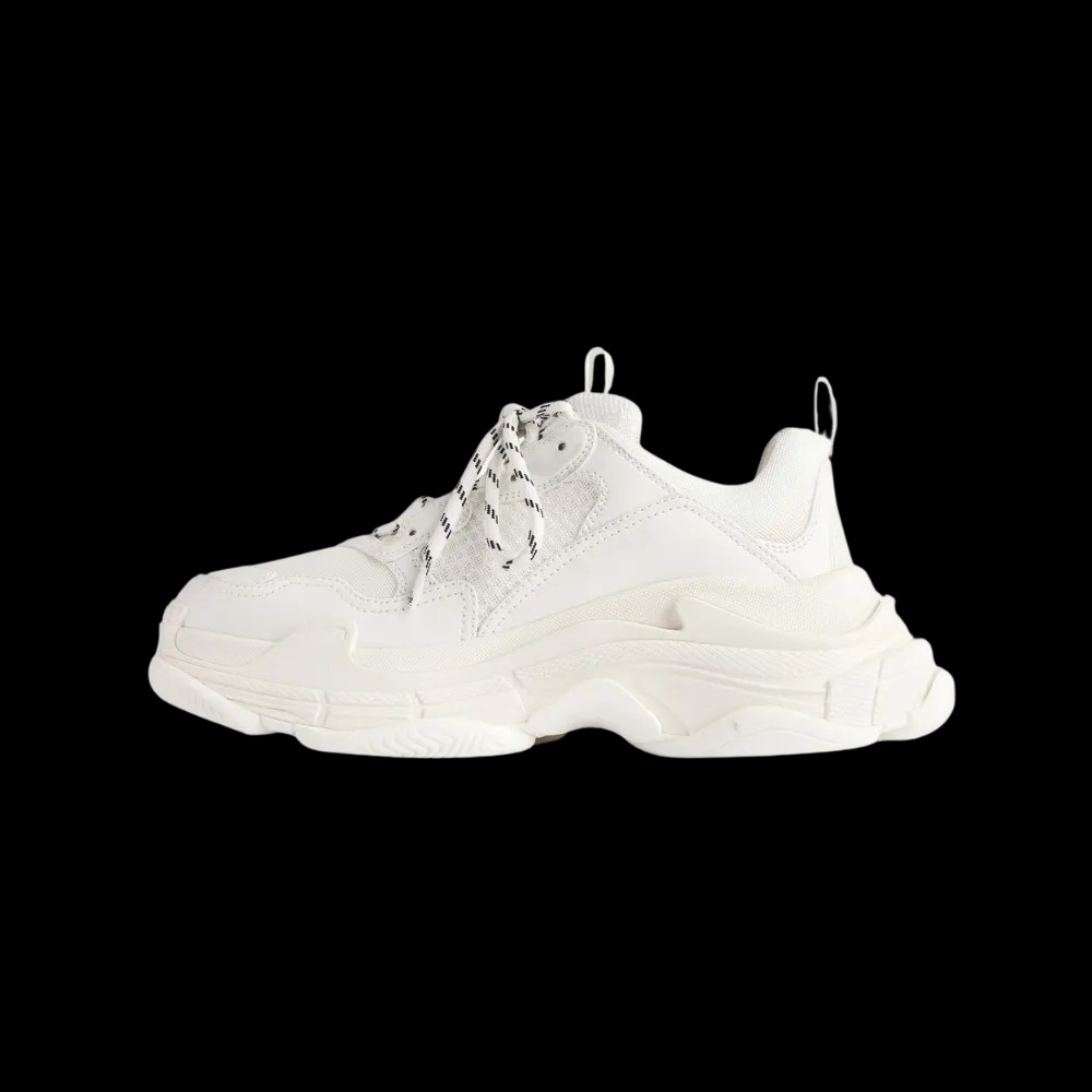 Balenciaga Triple S Tape Sneaker In White - HypeFly India View 2