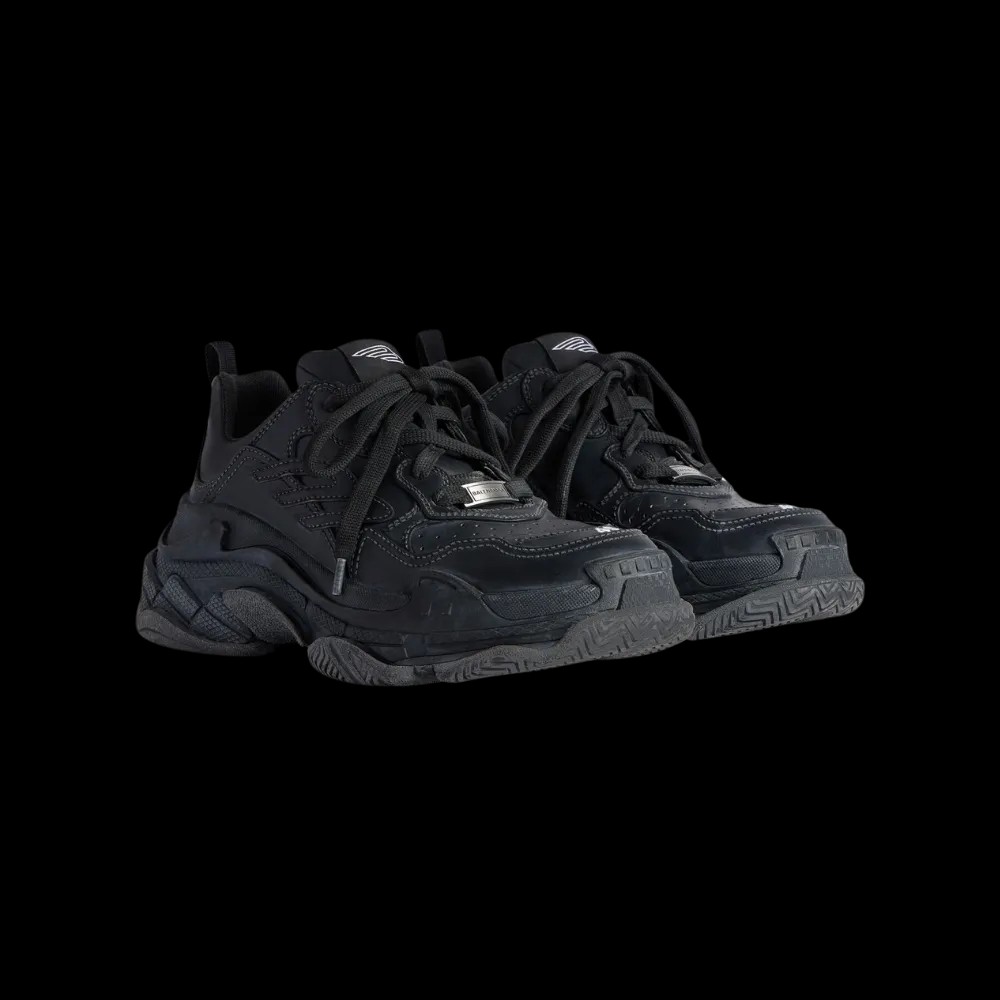 Balenciaga Triple S Sporty Sneaker In Black - HypeFly India View 5