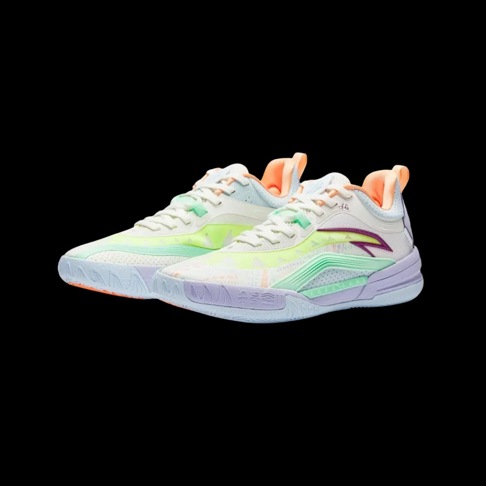 Anta KAI 1 Team “Ribbon” White/Yellow/Green - HypeFly India View 3