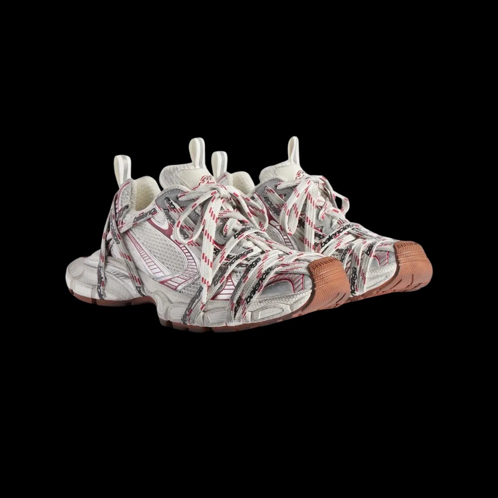 Balenciaga 3XL Extreme Laces Logo Sneaker In Beige - HypeFly India View 5