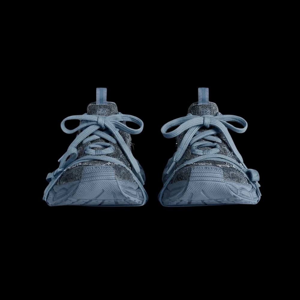 Balenciaga 3XL Sneaker In Blue Denim - HypeFly India View 4