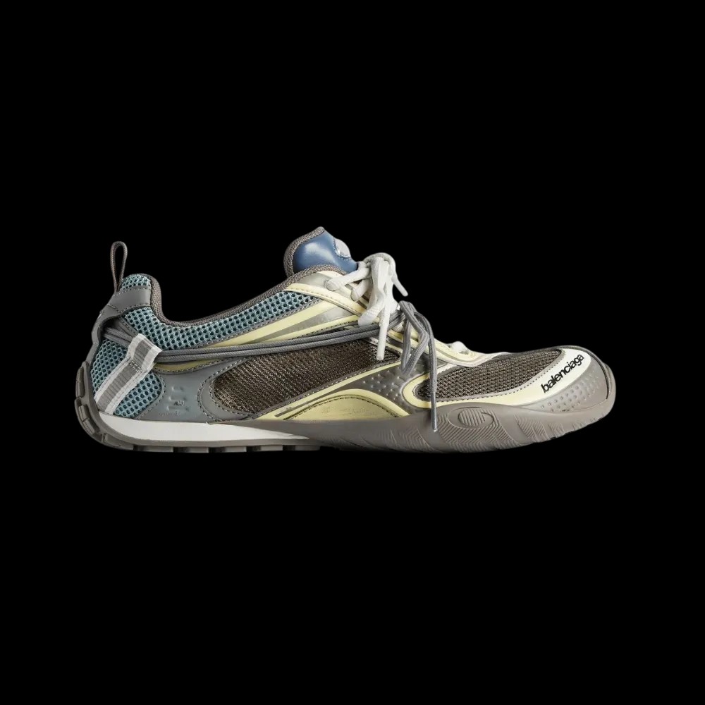 Balenciaga Radar Gradient Lines Sneaker In Brown - HypeFly India View 1