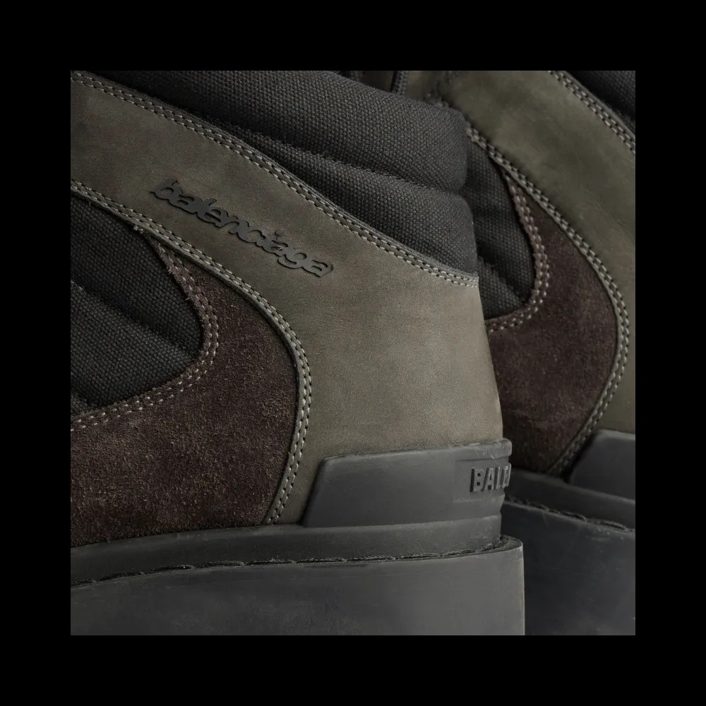 Balenciaga Combat Strike Low Boot In Brown - HypeFly India View 3