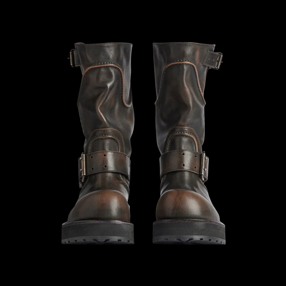 Balenciaga Venom Boot In Brown - HypeFly India View 4
