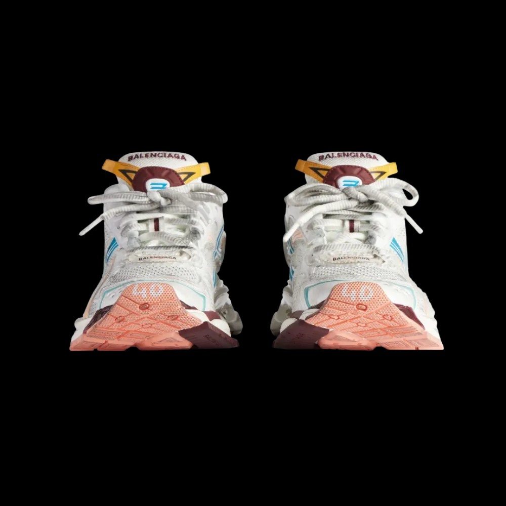 Balenciaga Runner Sneaker In White - HypeFly India View 4