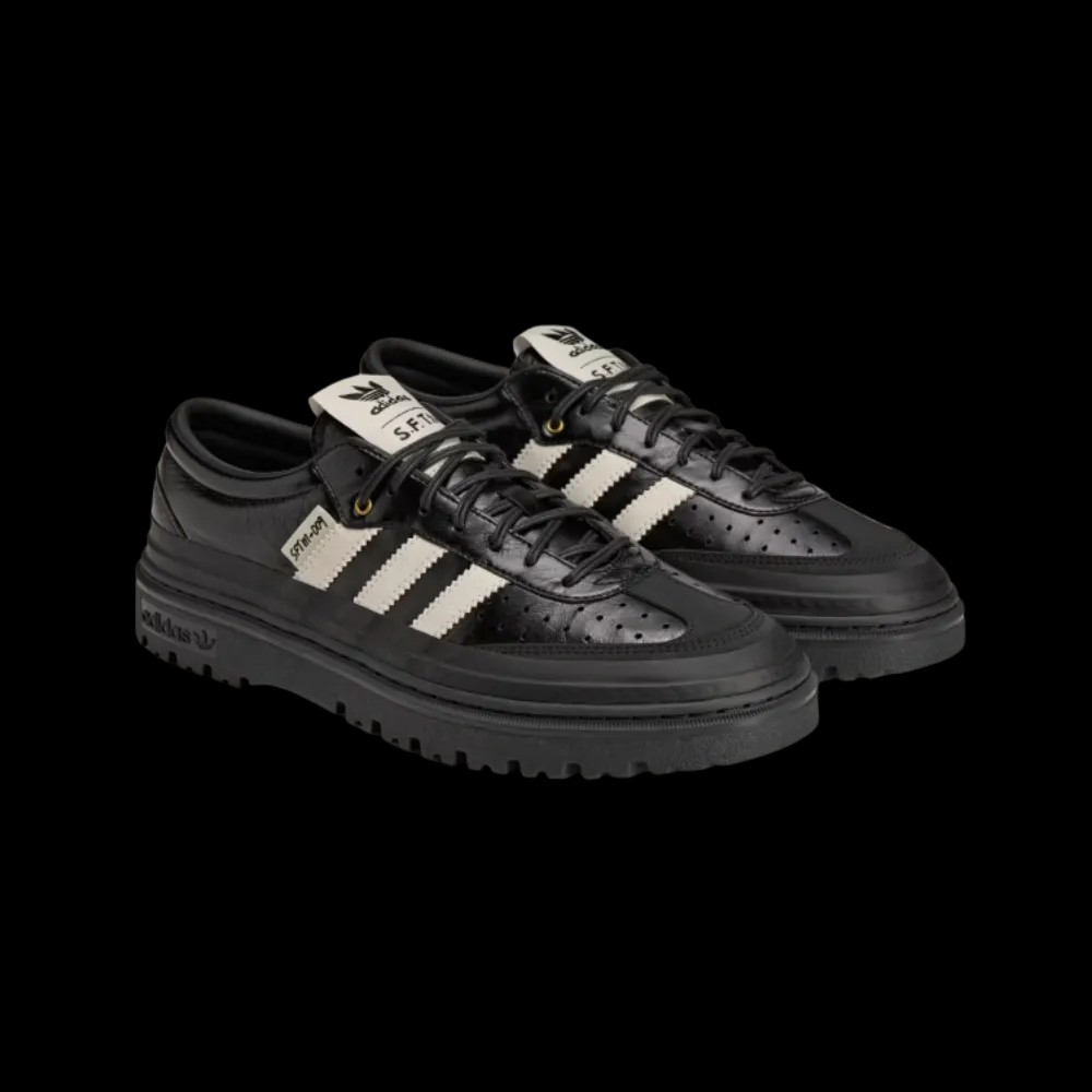 Song For The Mute x Adidas Samba LX Freizeit 'Core Black Off White' - HypeFly India View 5