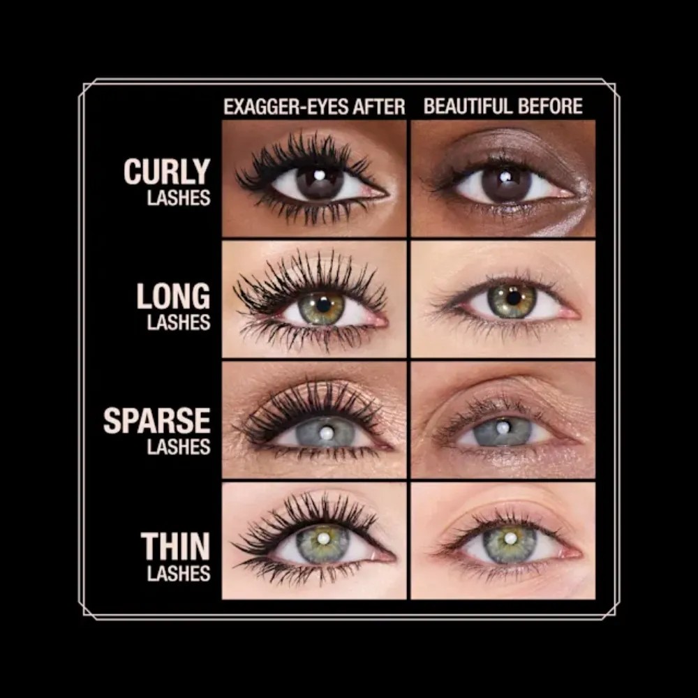 Charlotte Tilbury Exagger-Eyes Volume Mascara Exagger-Black - HypeFly India View 4